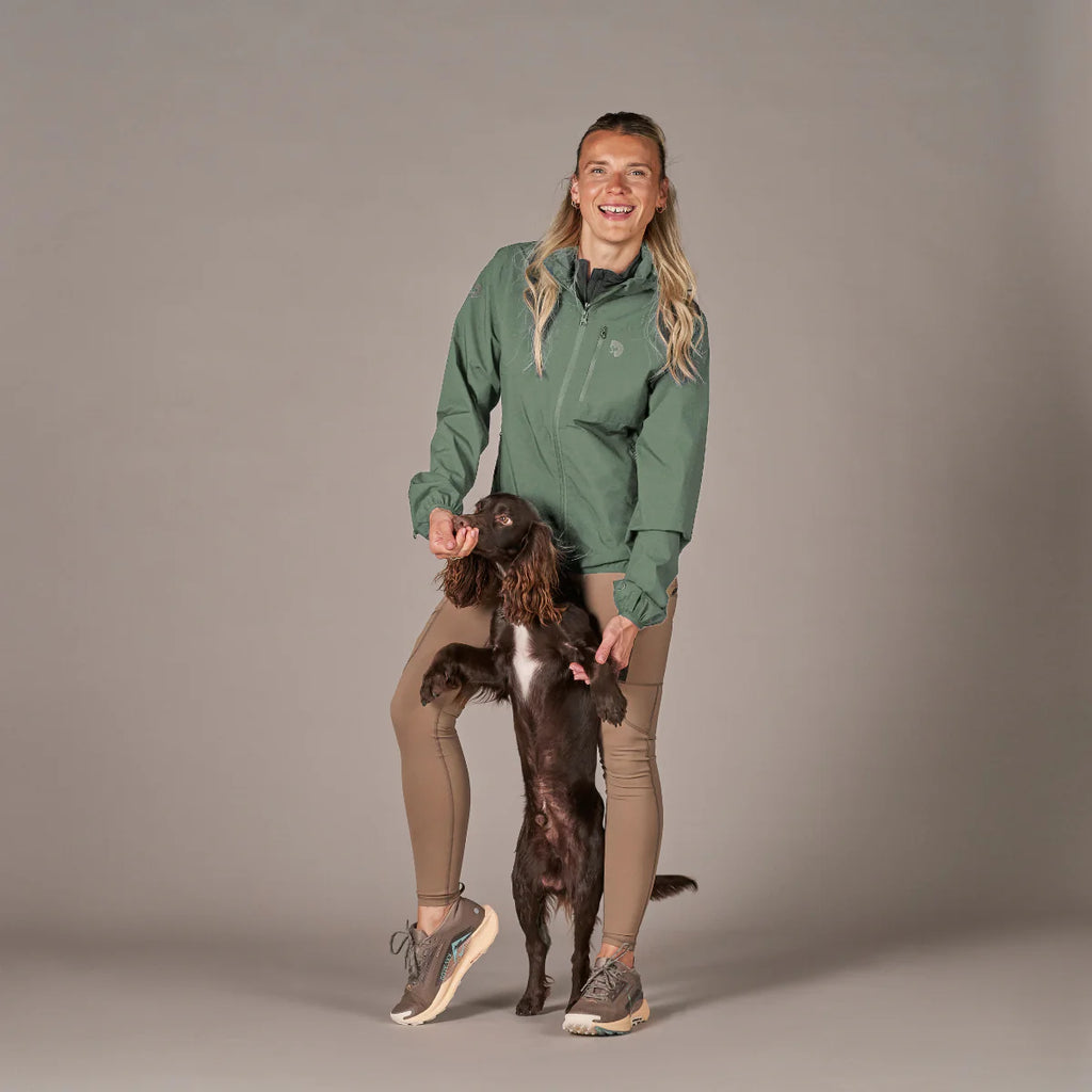DogCoach FeelFree Ultralight Regenjacke I Forest I Tootsie I Damen