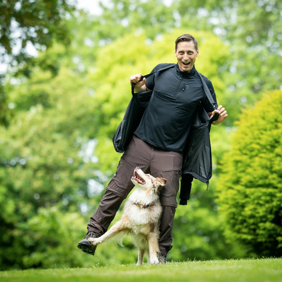 DogCoach Pack&Carry Shell Jacket 2.0 Herren | SCHWARZ