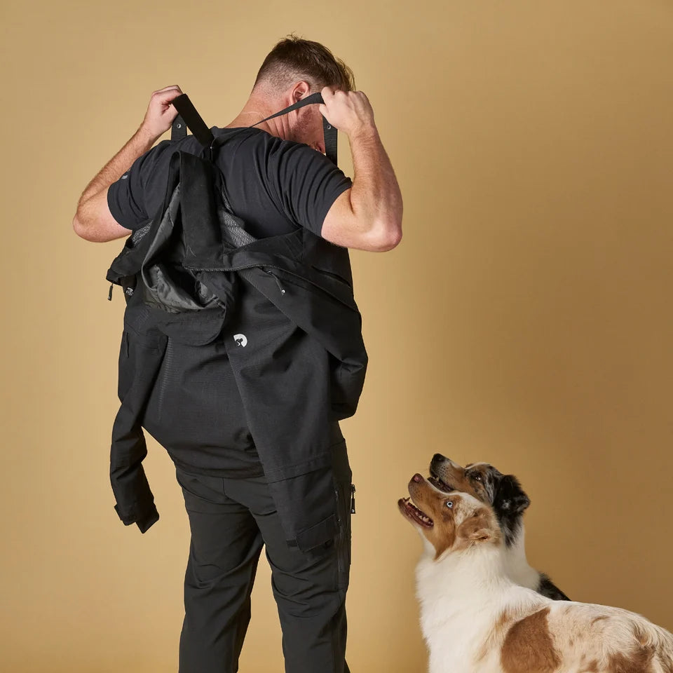 DogCoach Pack&Carry Shell Jacket 2.0 Herren | SCHWARZ