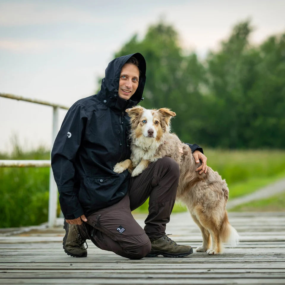 DogCoach Pack&Carry Shell Jacket 2.0 Herren | SCHWARZ
