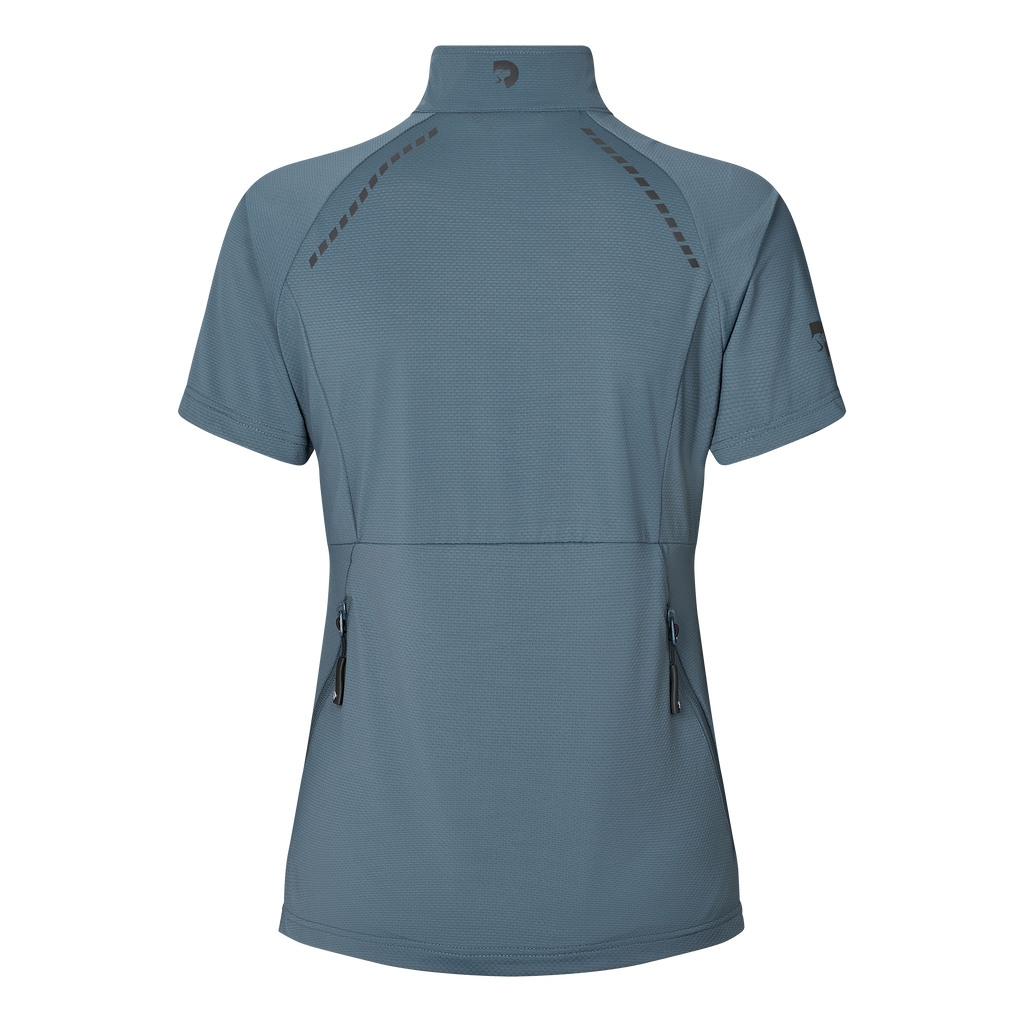 DogCoach FeelFree Dog Walker Zip T-Shirt SKY