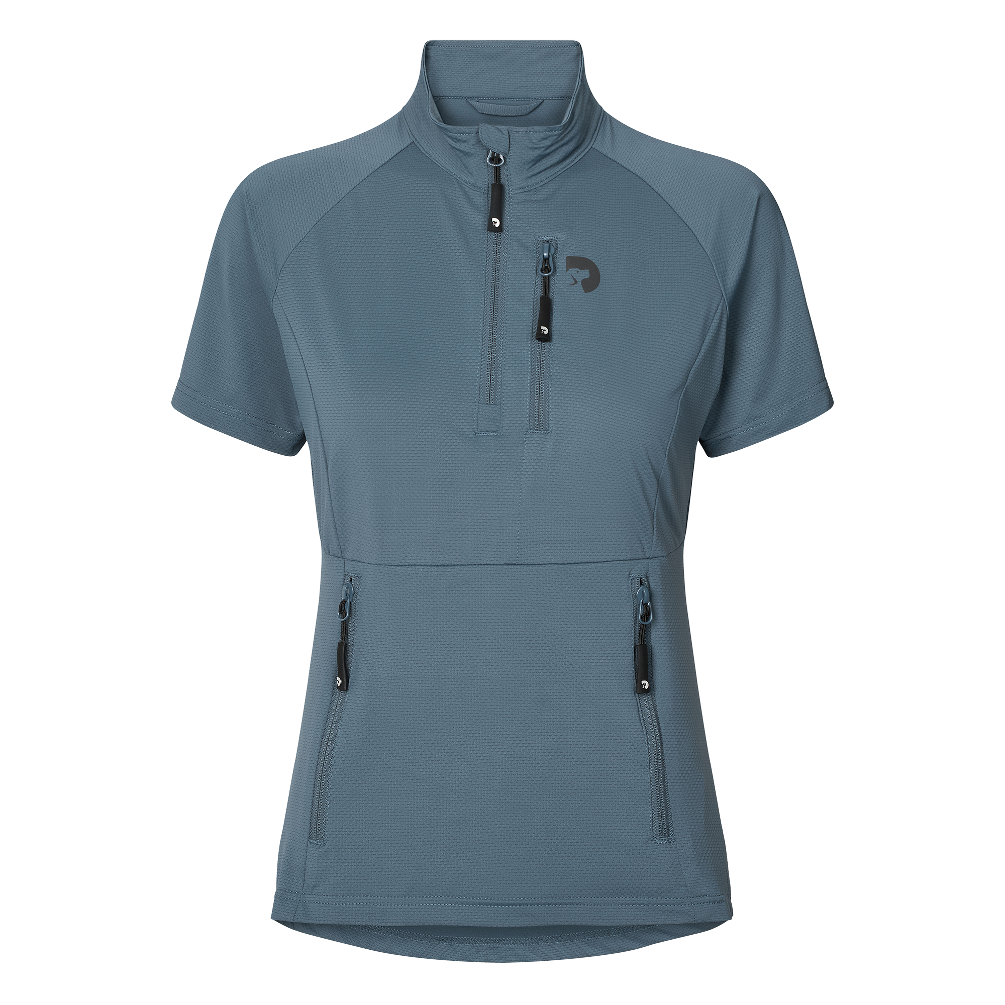 DogCoach FeelFree Dog Walker Zip T-Shirt SKY