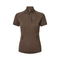 DogCoach FeelFree Dog Walker Zip T-Shirt BISON