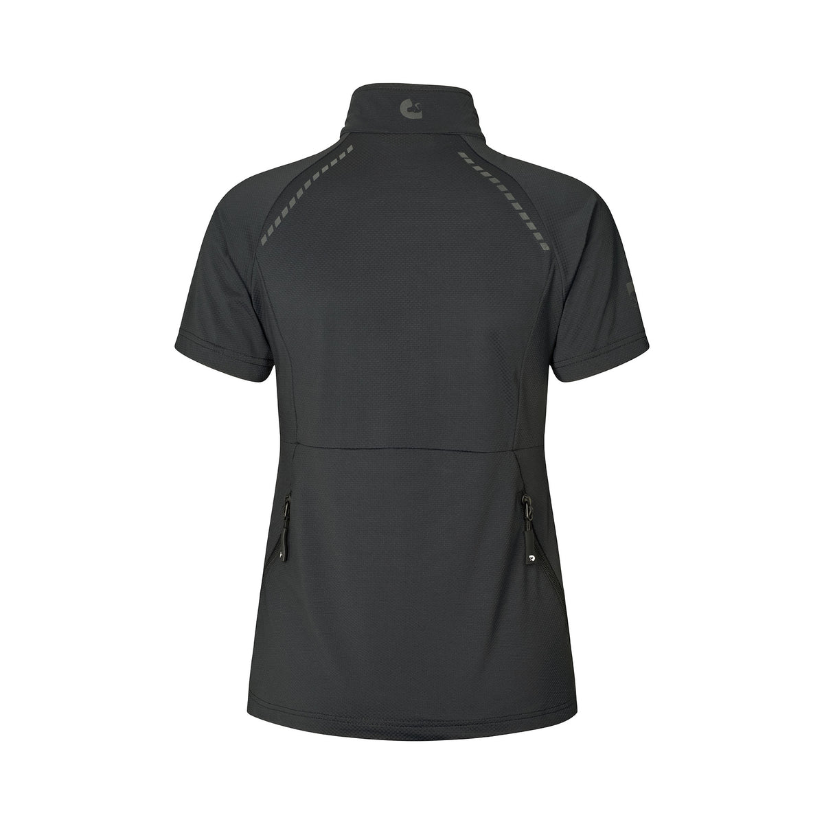 DogCoach FeelFree Dog Walker Zip T-Shirt Sort