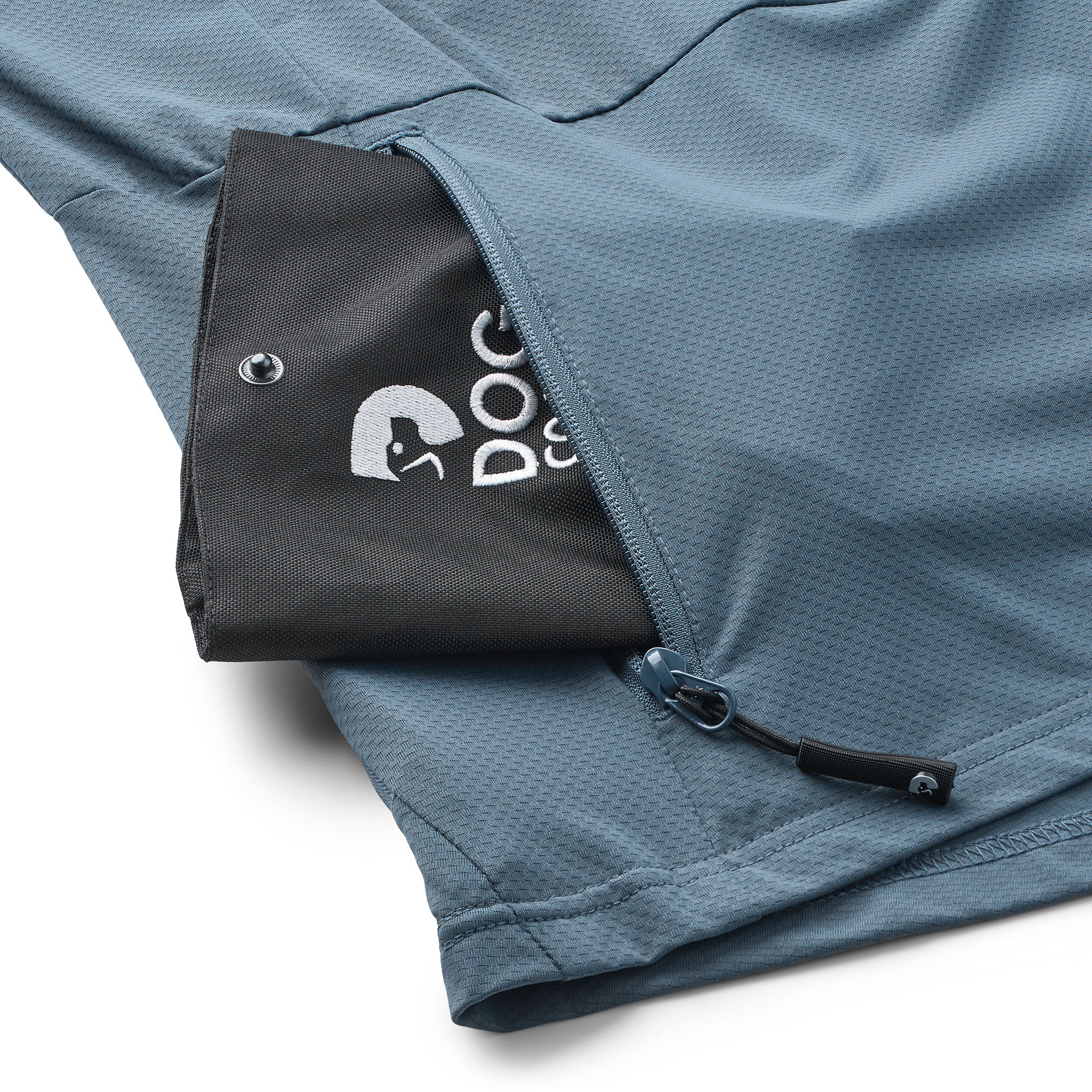 DogCoach FeelFree Dog Walker Zip T-Shirt Sort