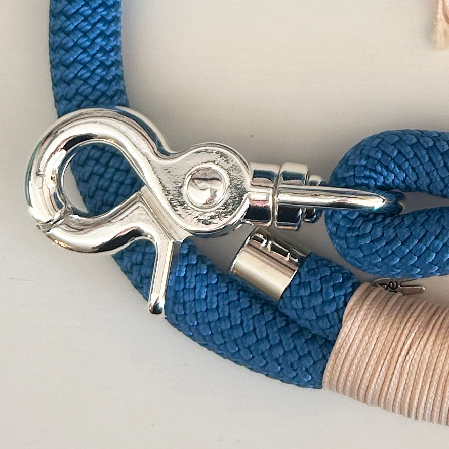 SPOT & RUST Tauleine mit Halsband -SET- Blau