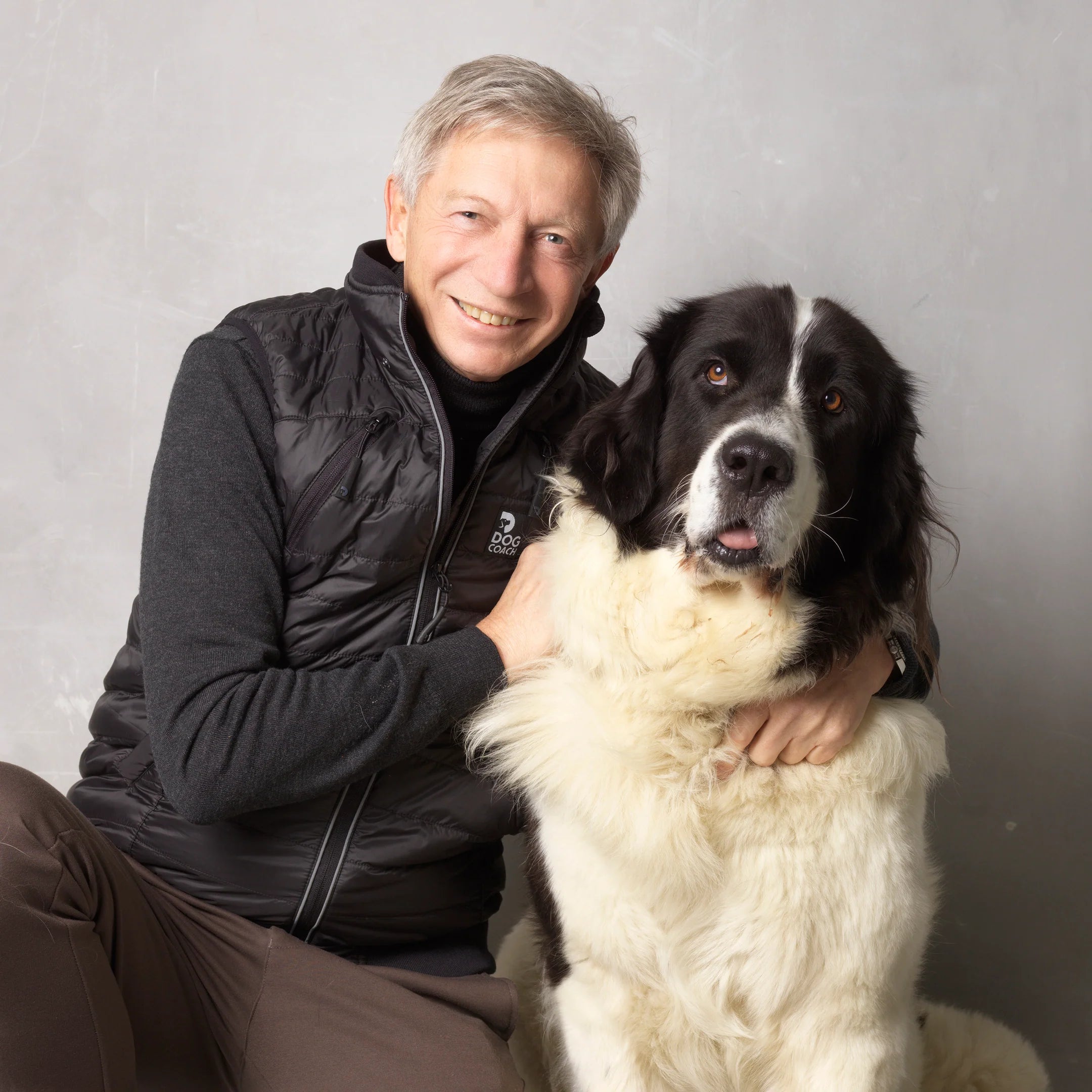DogCoach Gepolsterte Dog Walker Weste SCHWARZ