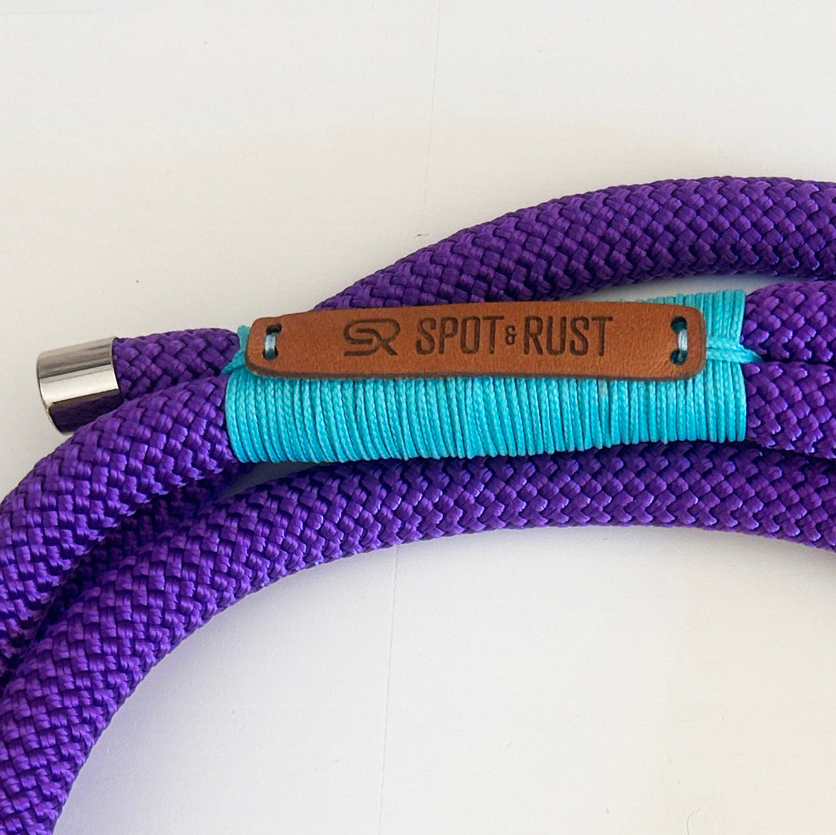 SPOT & RUST Tauleine mit Halsband -SET- Violet