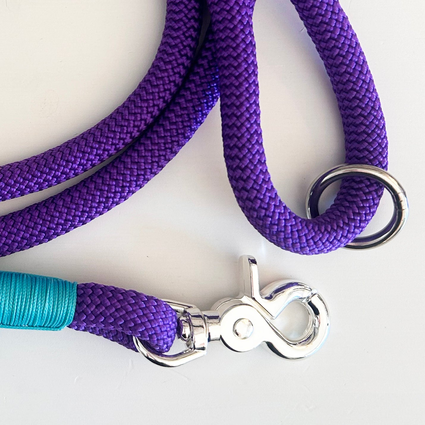 SPOT & RUST Tauleine mit Halsband -SET- Violet