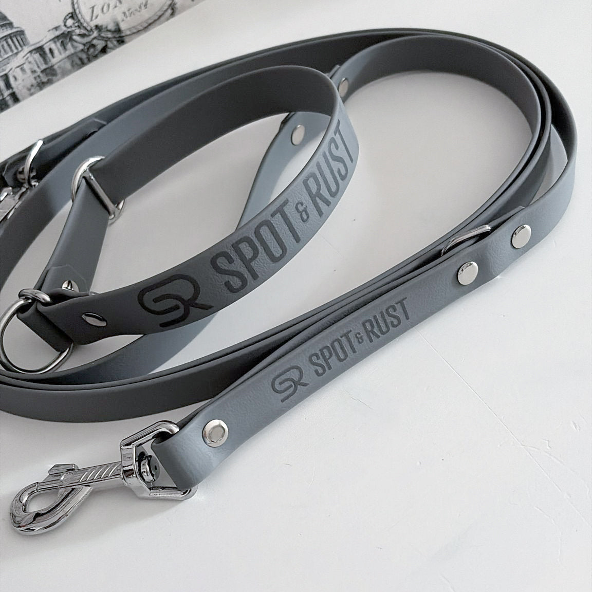 SPOT & RUST PawTex® Leine mit Halsband -SET-