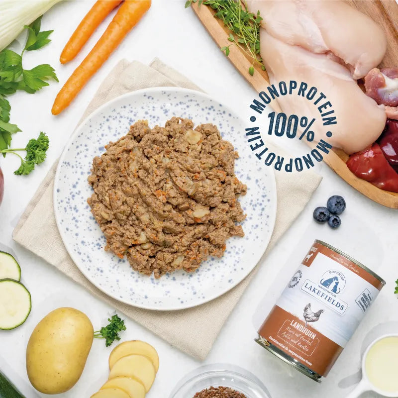 Lakefields Nassfutter Menü Huhn