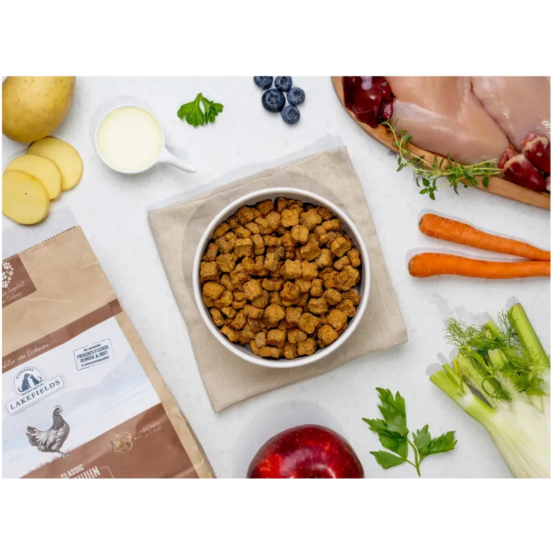 Lakefields Trockenfutter-Menü Huhn