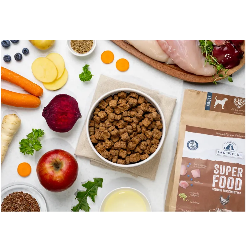 Lakefields Trockenfutter Superfood Huhn