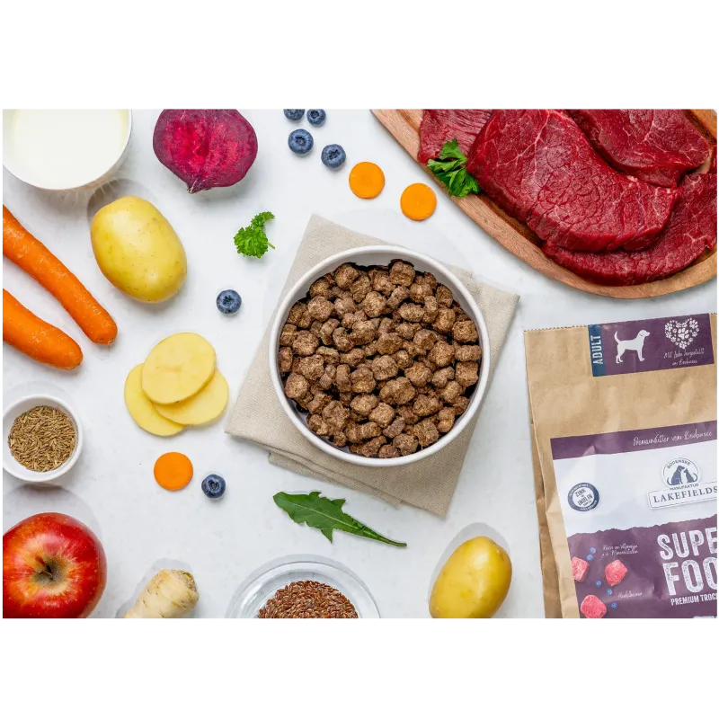Lakefields Trockenfutter Superfood Rind