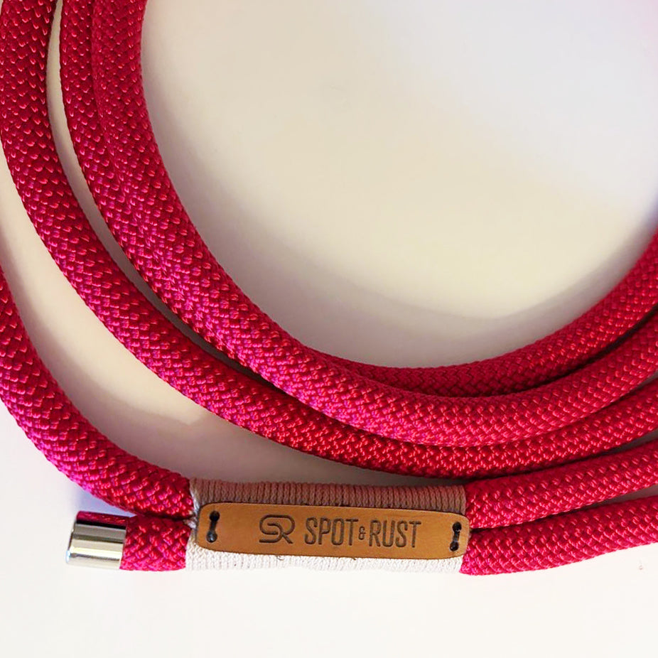 SPOT & RUST Tauleine mit Halsband -SET- Velvetrot