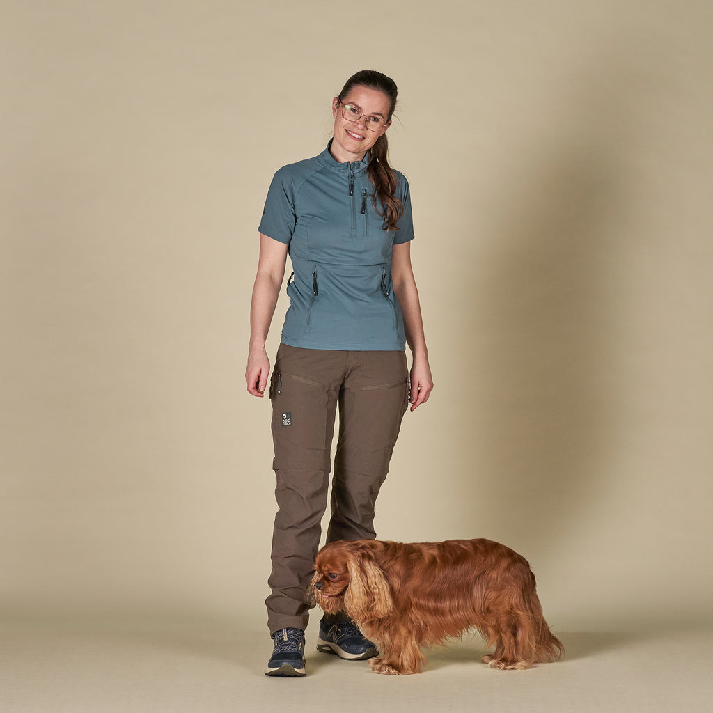DogCoach 2-in-1 Summer Zip-Off Shellhose BISON