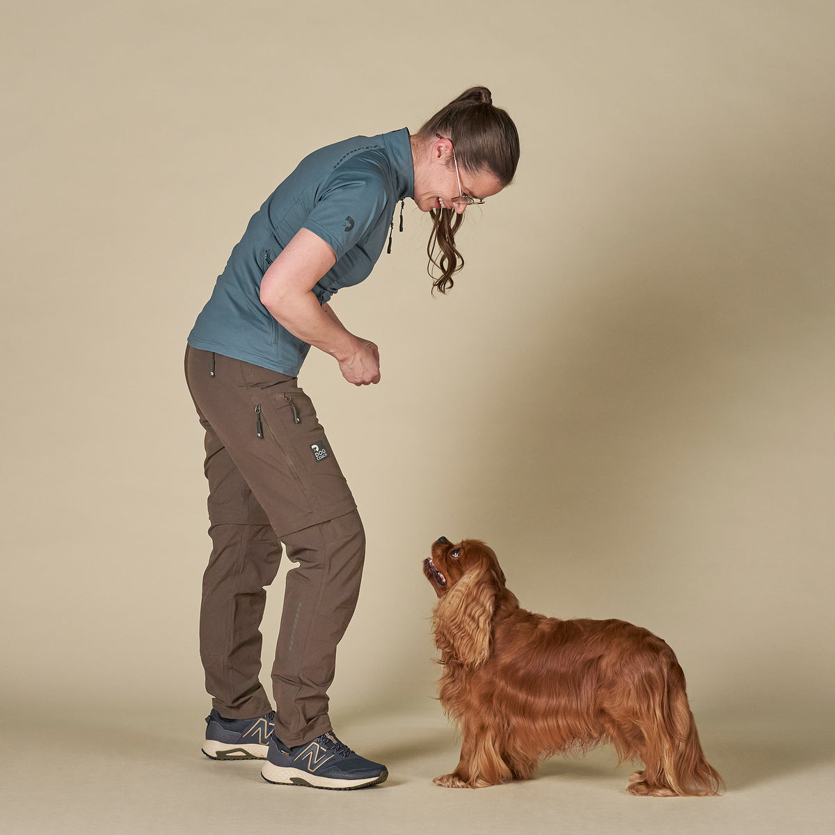 DogCoach 2-in-1 Summer Zip-Off Shellhose BISON
