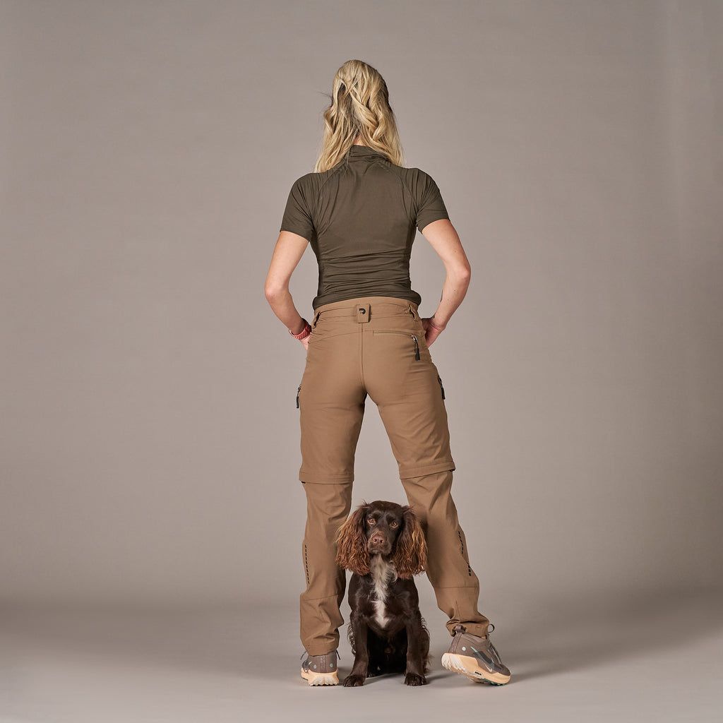 DogCoach 2-in-1 Summer Zip-Off Shellhose MOCCA