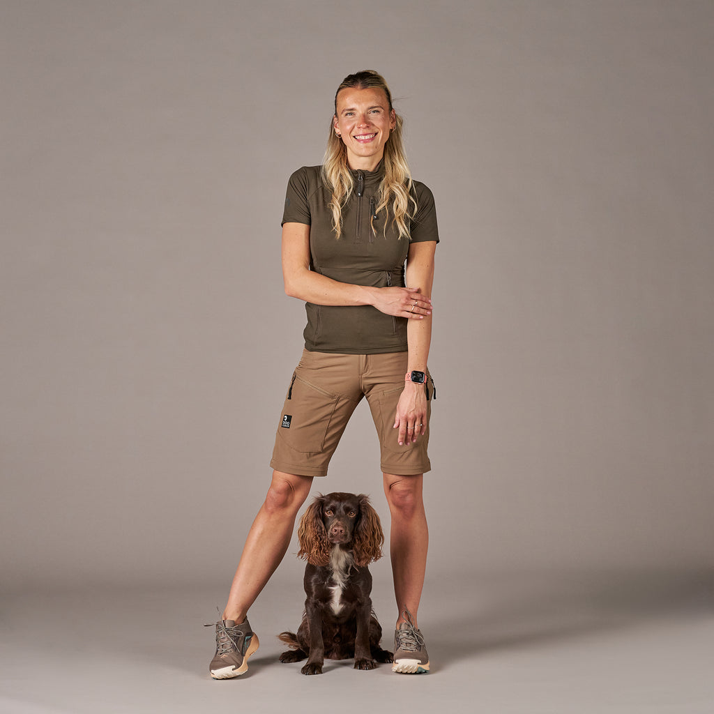 DogCoach 2-in-1 Summer Zip-Off Shellhose MOCCA