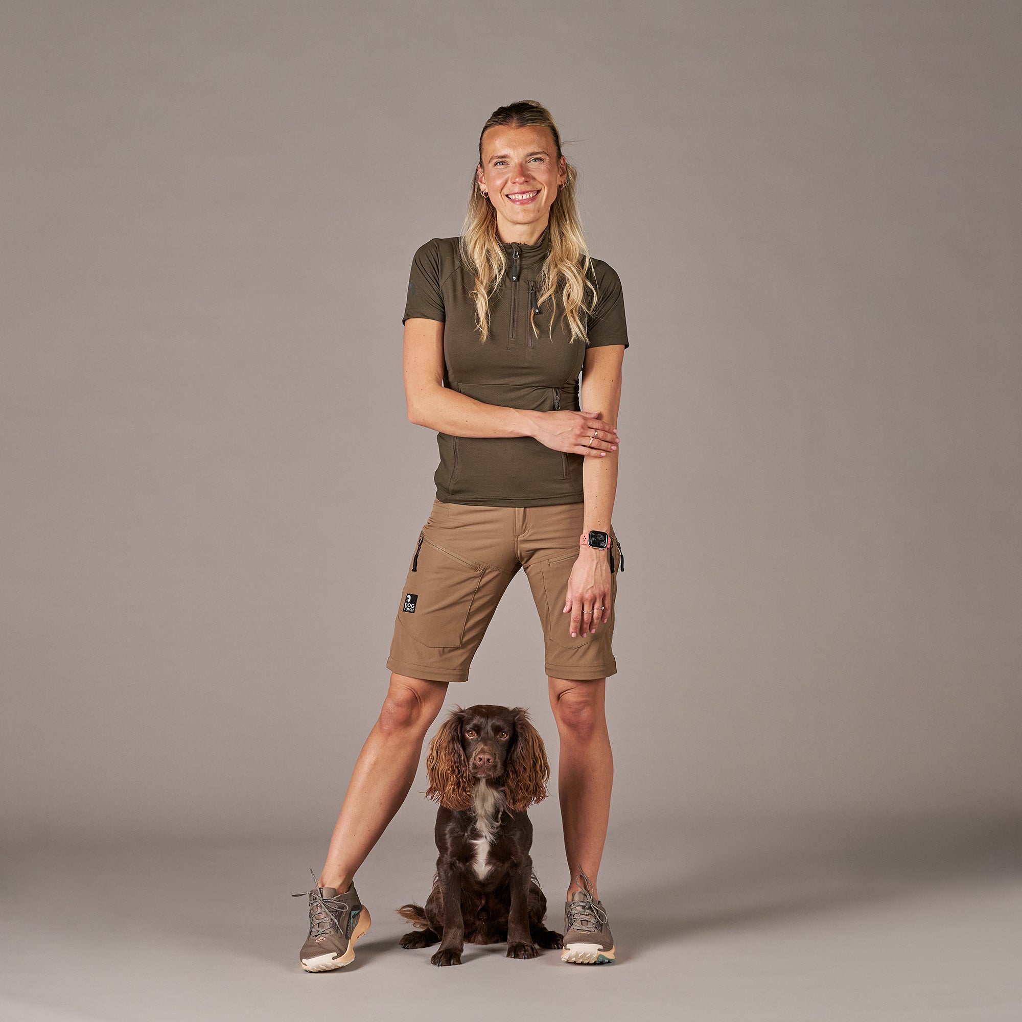 DogCoach 2-in-1 Summer Zip-Off Shellhose MOCCA