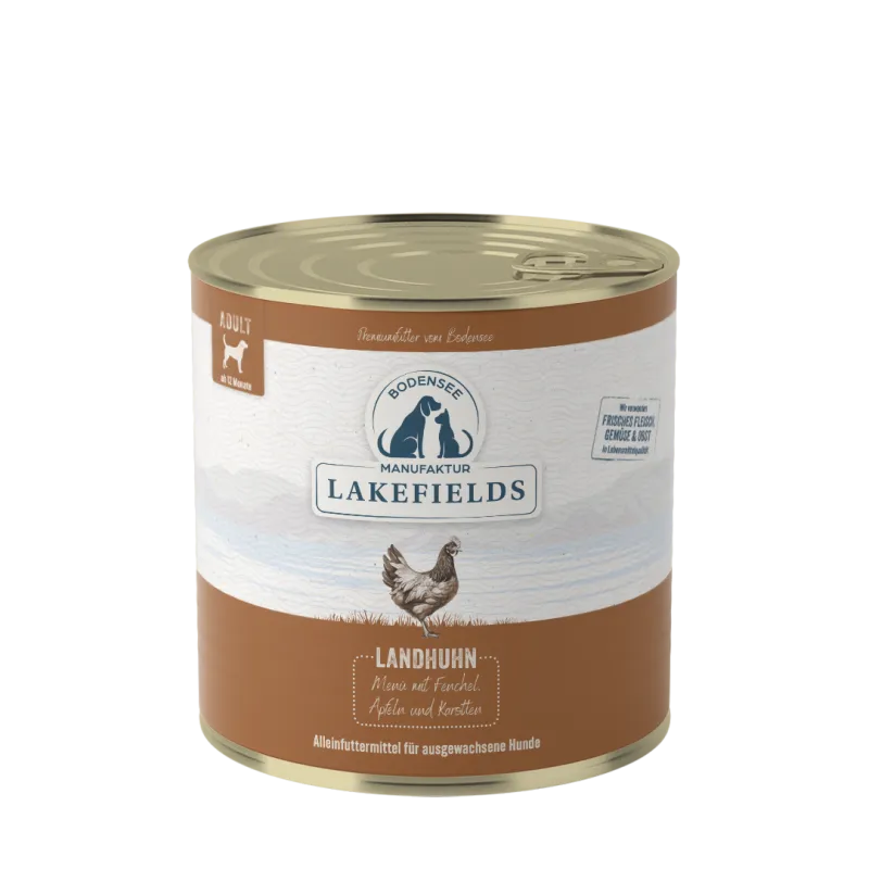 Lakefields Nassfutter Menü Huhn