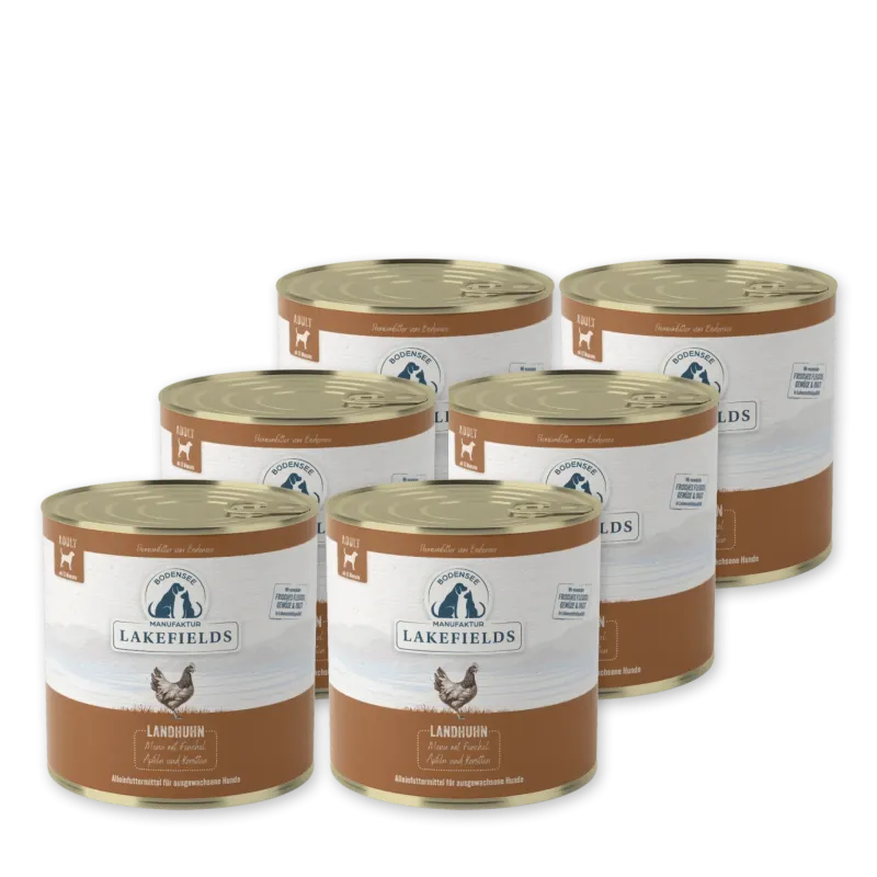 Lakefields Nassfutter Menü Huhn