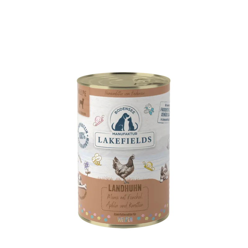 Lakefields Nassfutter Menü Huhn WELPEN