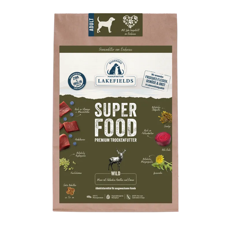 Lakefields Trockenfutter Superfood Wild