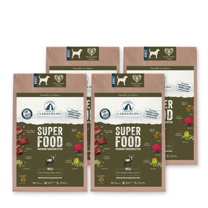 Lakefields Trockenfutter Superfood Wild
