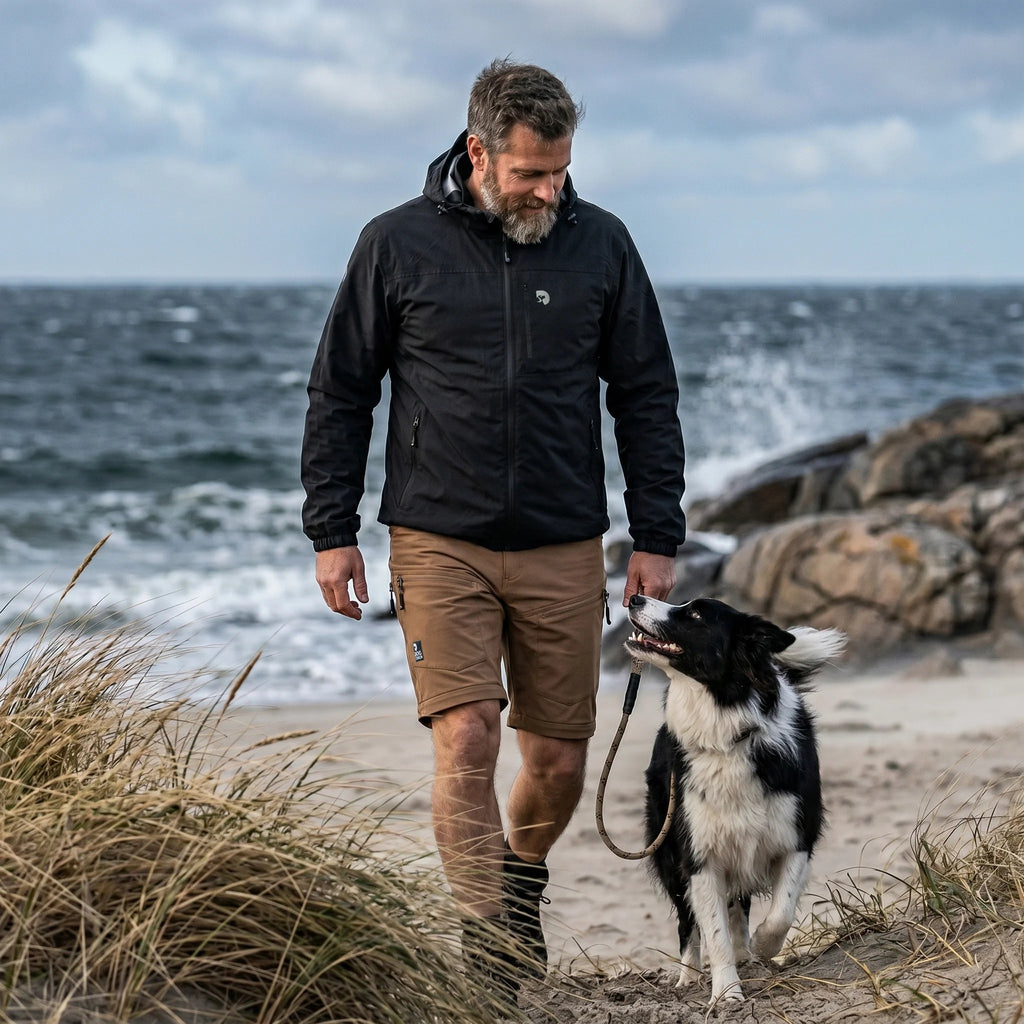 DogCoach FeelFree Ultralight Regenjacke I Sort I Torre
