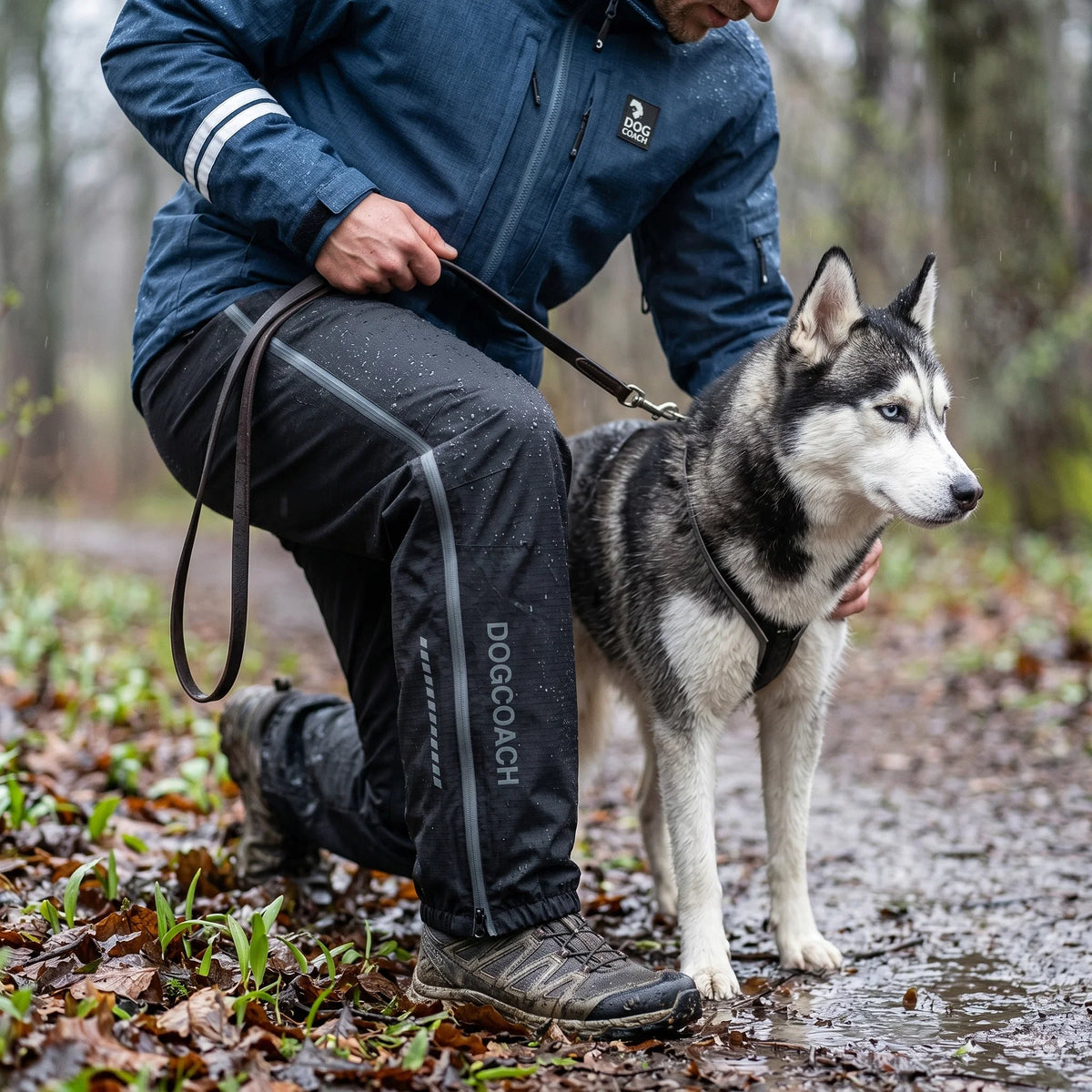 DogCoach Pack&Dry Quick Zip Hose SCHWARZ Herren